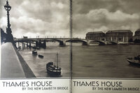 Thames House by the New Lambeth Bridge by [THAMES HOUSE] BAINES, Sir Frank (Architect) WORMALD, Charles photographs by